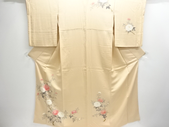 JAPANESE KIMONO / HOMONGI / YUZEN / PEONY
